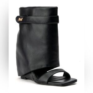 DANA-BLACK WEDGE SANDAL